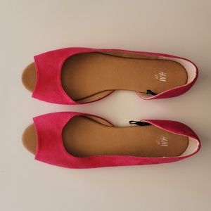 H&M Pink Flats US 8 / EUR 39